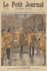 Edward VII bliver udråbt til konge, London